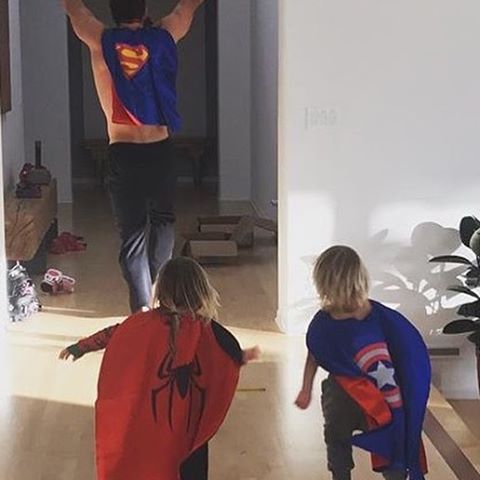 Chris Hemsworth, Instagram photo, Superhero Saturday